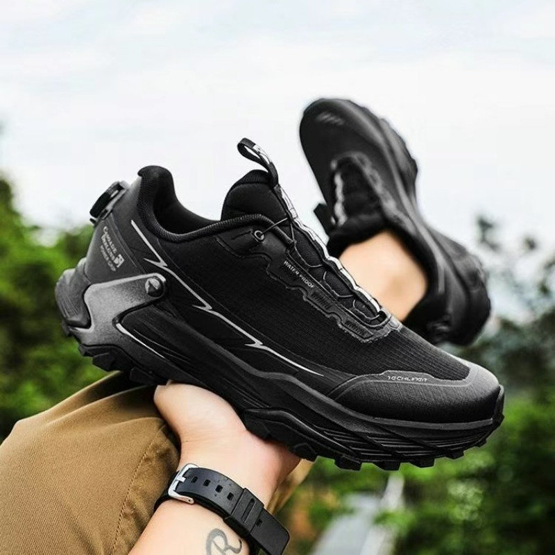 Anti Slip Trail Running Sneakers - รองเท้าวิ่งเทรลสำหรับมืออาชีพปี 2026 รองเท้าเดินคุณภาพสูงสำหรับผู้ชาย รองเท้ากีฬากลางแจ้งกันลื่น รองเท้าผ้าใบสำหรับนักกีฬา