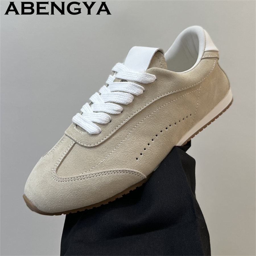 Breathable Mesh Athletic Shoes - รองเท้าผ้าใบผู้หญิงและผู้ชายแบบผูกเชือก สไตล์ลำลอง ระบายอากาศได้ดี สวมใส่สบาย เหมาะสำหรับวิ่ง รองเท้าทรงอ็อกซ์ฟอร์ด