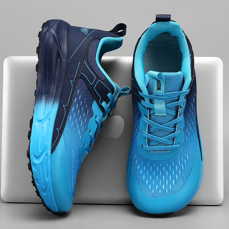 Wide Toe Box Running Sneakers - รองเท้าผ้าใบหัวกว้าง พื้นหนา แฟชั่นลำลอง รองเท้ากีฬา ผู้ชาย วิ่ง
