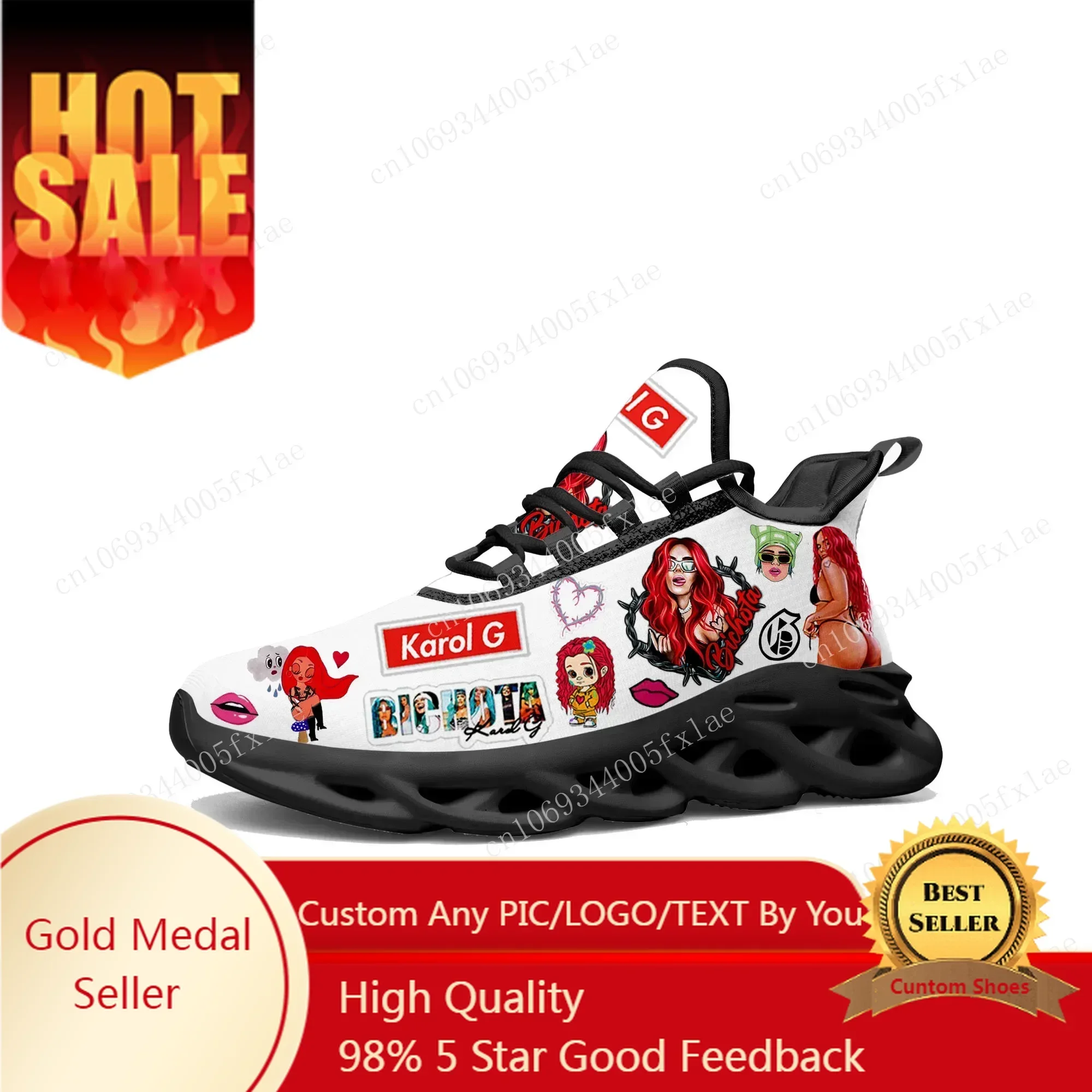 Running Shoes - คารอล จี บิโชต้ารองเท้าผ้าใบผู้ชายผู้หญิงกีฬารองเท้าวิ่งคุณภาพรองเท้าผ้าใบแบบผูกเชือกตาข่ายรองเท้าสั่งทำพิเศษรองเท้าสีดำ