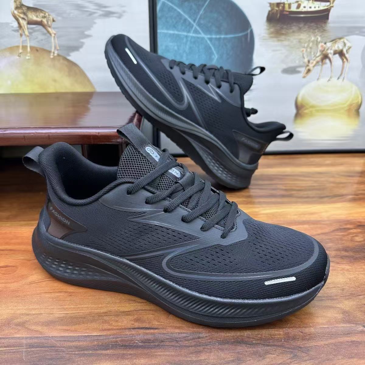 Waterproof Goretex Running Shoes - รองเท้าผ้าใบตาข่ายระบายอากาศสำหรับผู้ชาย ฤดูร้อน 2026 ไซส์ใหญ่ น้ำหนักเบา พื้นนุ่ม