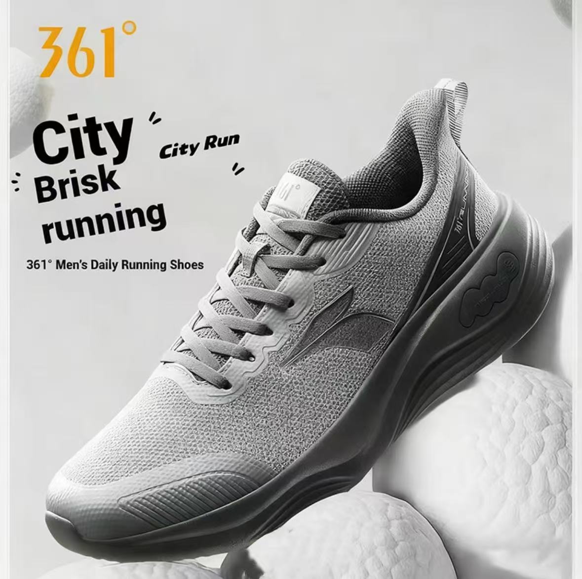 Waterproof Goretex Running Shoes - 361 องศา ซอฟท์โฟลว์ 4.0 รองเท้าวิ่งผู้ชายน้ำหนักเบาระบายอากาศได้ดีอเนกประสงค์กันกระแทกรองเท้าลำลองชาย 672542217F