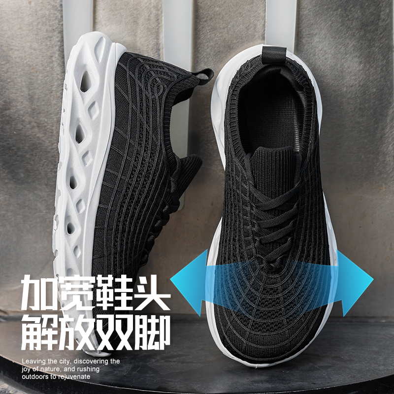 รองเท้าผ้าใบลำลองสำหรับผู้ชายไ - Wide Toe Box Running Sneakers บทวิจารณ์และราคา
