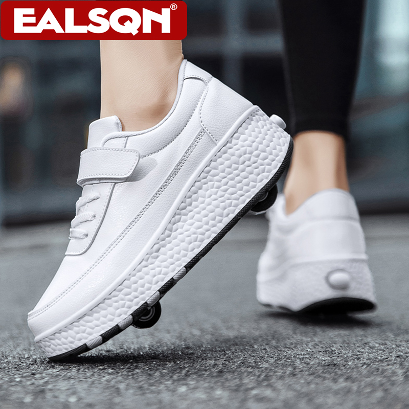 รองเท้าสเก็ตล้อคู่สำหรับเด็ก แ - Sneakers บทวิจารณ์และราคา