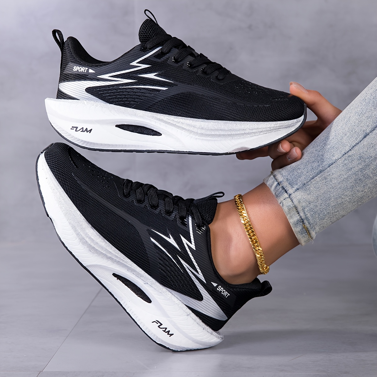 รองเท้าผ้าใบผู้หญิง ระบายอากาศ - Breathable Mesh Athletic Shoes บทวิจารณ์และราคา