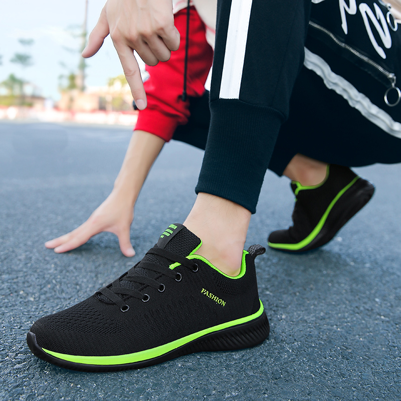 Maedef รองเท้ากีฬาสำหรับผู้ชาย - Knit Fabric Lace Up Sneakers บทวิจารณ์และราคา