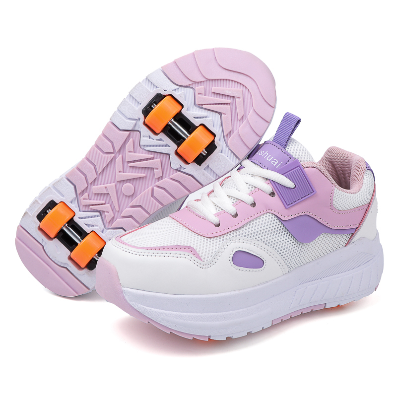 รองเท้าสเก็ตสำหรับเด็ก 4 ล้อ ร - Sneakers บทวิจารณ์และราคา