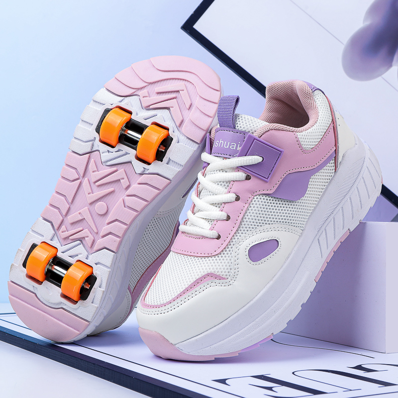 รองเท้าสเก็ตสำหรับเด็ก 4 ล้อ ร - Sneakers บทวิจารณ์และราคา