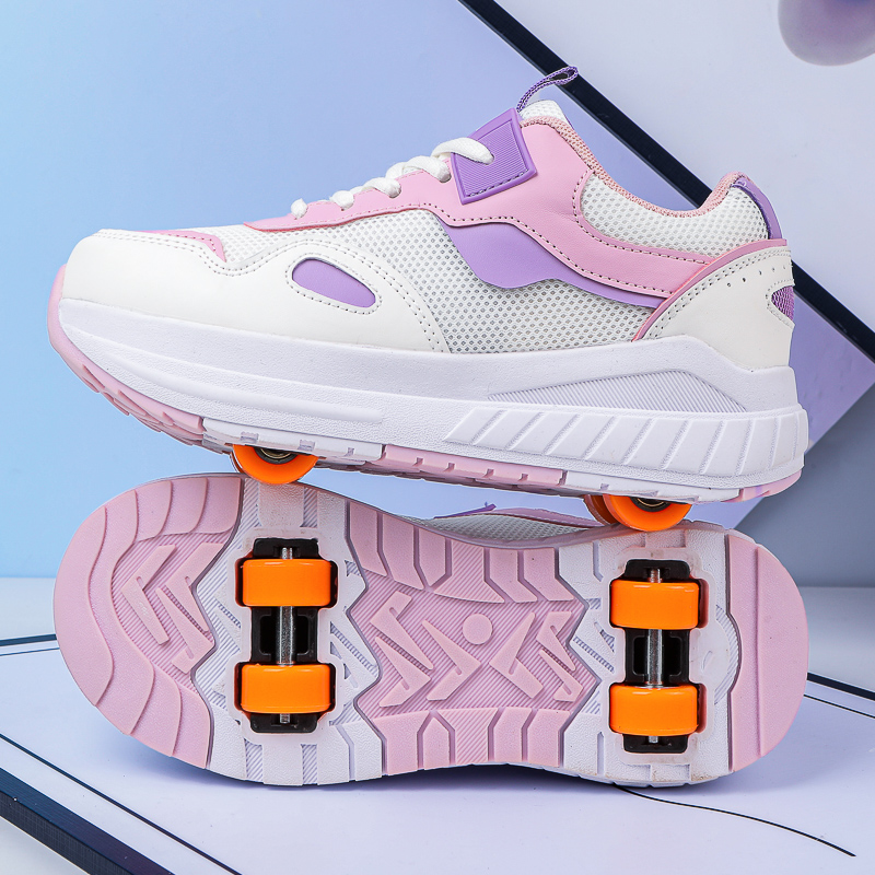 รองเท้าสเก็ตสำหรับเด็ก 4 ล้อ ร - Sneakers บทวิจารณ์และราคา