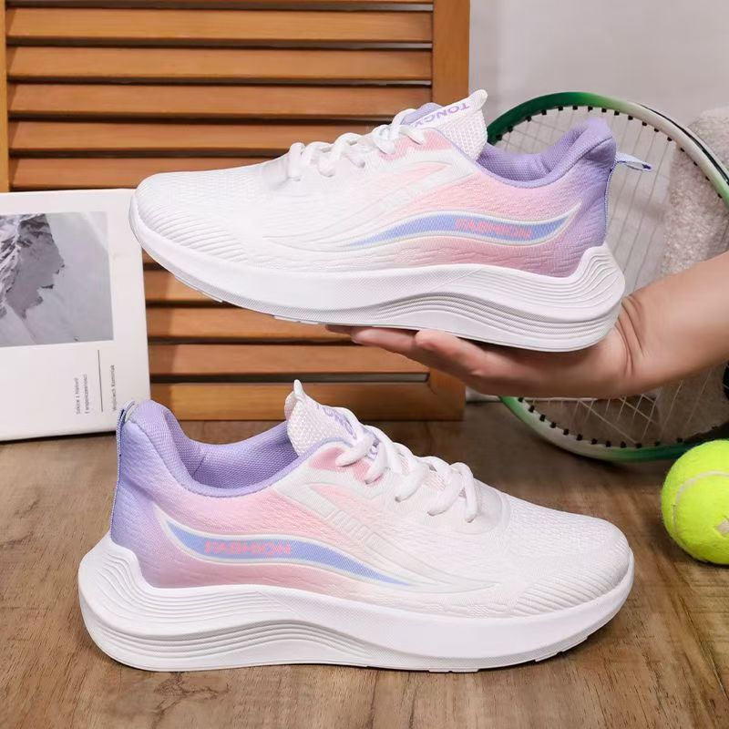 แฟชั่นผู้หญิงรองเท้าผ้าใบรองเท - Shock Absorbing Gym Trainers บทวิจารณ์และราคา