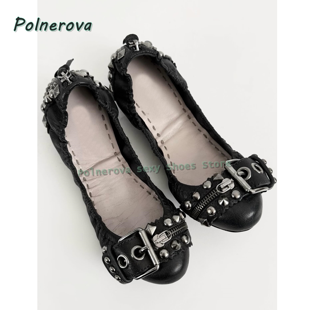 รองเท้าส้นเตี้ยแบบมีซิปประดับต - Women'S Shoes บทวิจารณ์และราคา
