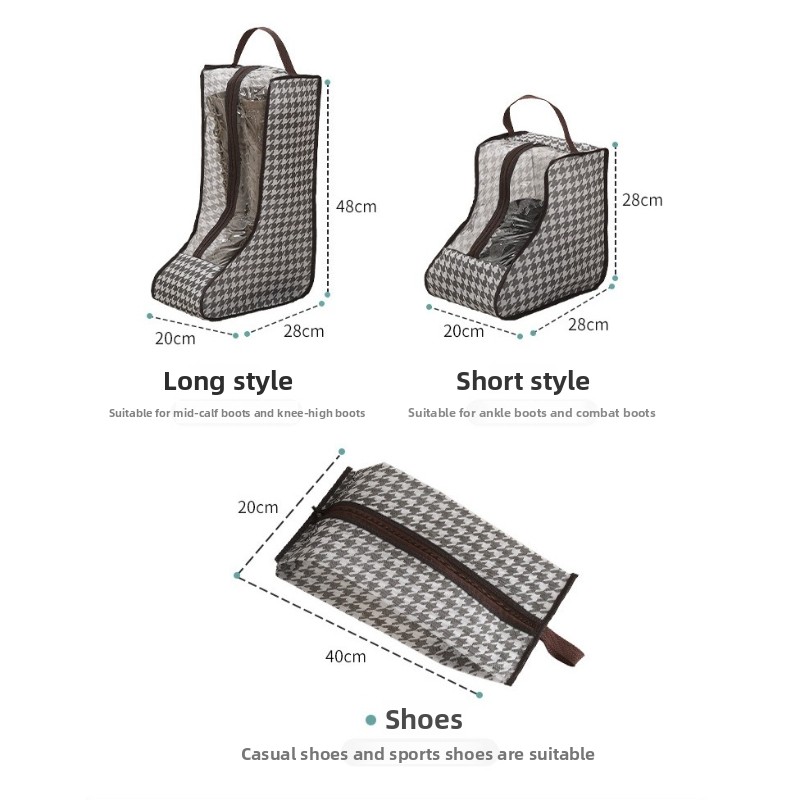 ถุงเก็บรองเท้าบูทยาวพร้อมหน้าต - Women'S Shoes บทวิจารณ์และราคา