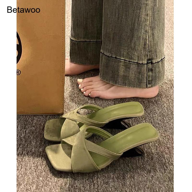 รองเท้าส้นเตารีดแบบสวมสำหรับผู - Sandals บทวิจารณ์และราคา