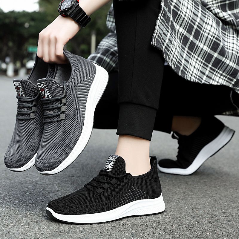 รองเท้ากีฬาผู้ชายระบายอากาศดี  - Breathable Mesh Athletic Shoes บทวิจารณ์และราคา
