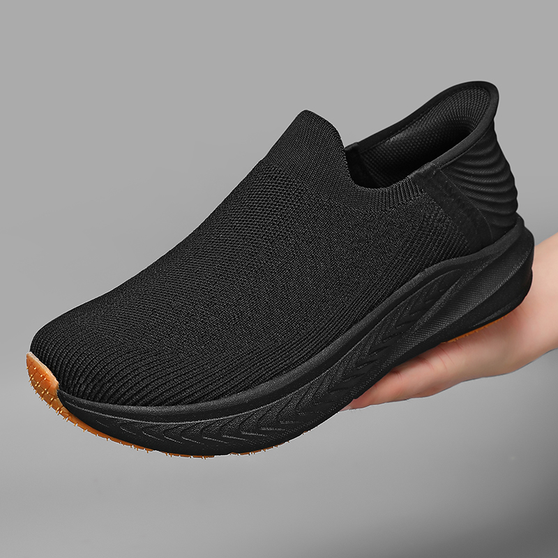 รองเท้าผู้ชายแบบสวม ไม่ใช้เชือ - Wide Toe Box Running Sneakers บทวิจารณ์และราคา